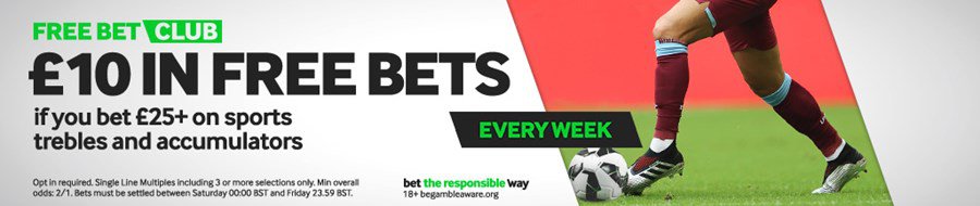 Betway Free Bet Club