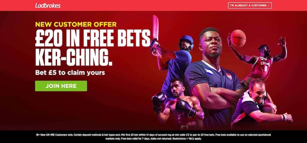 Ladbrokes free bet promotion