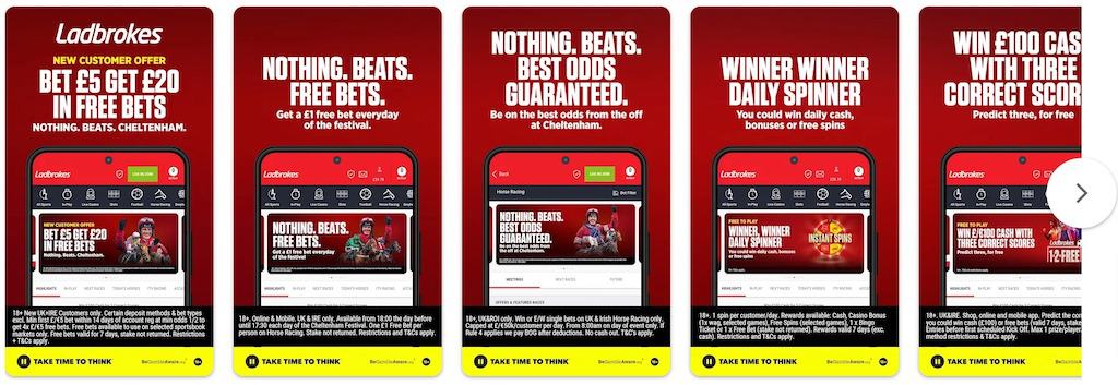 Ladbrokes app Google Play