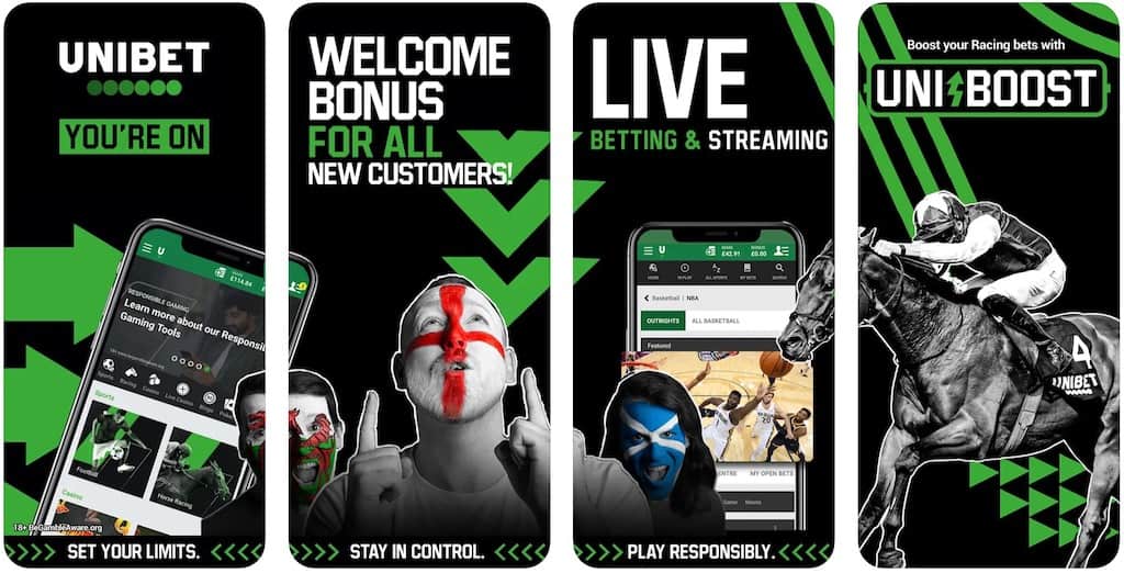 Unibet mobile app iTunes