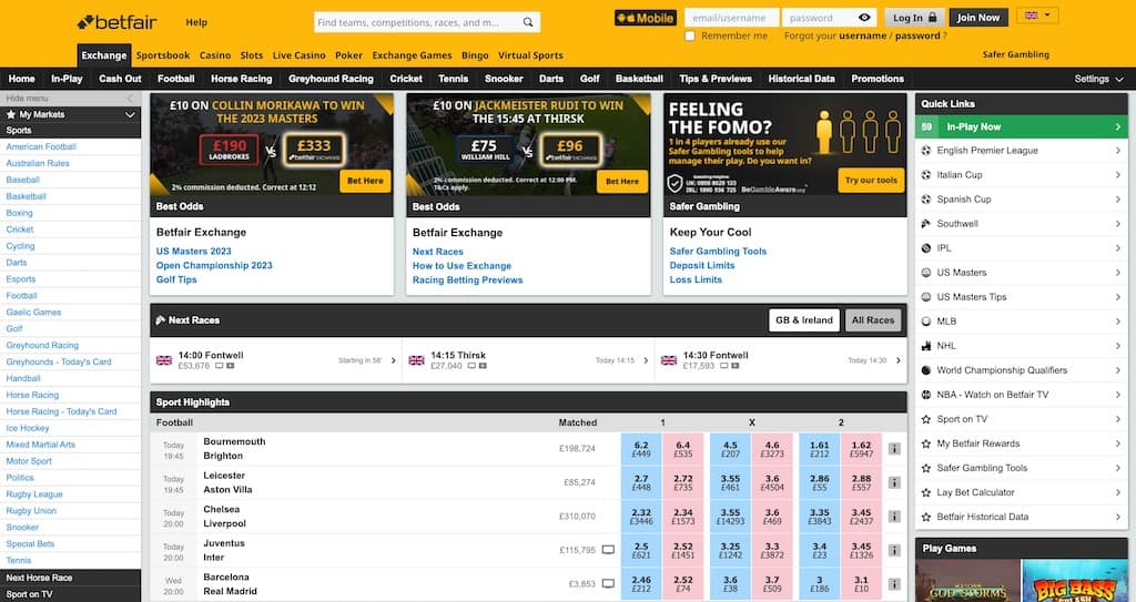 Betting Exchange Commission Rates