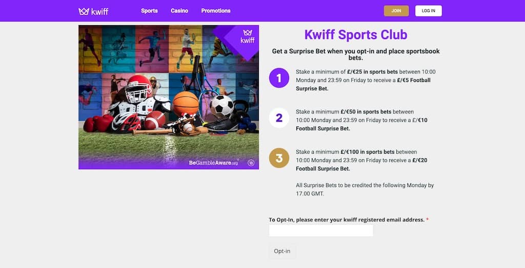 kwiff loyalty program