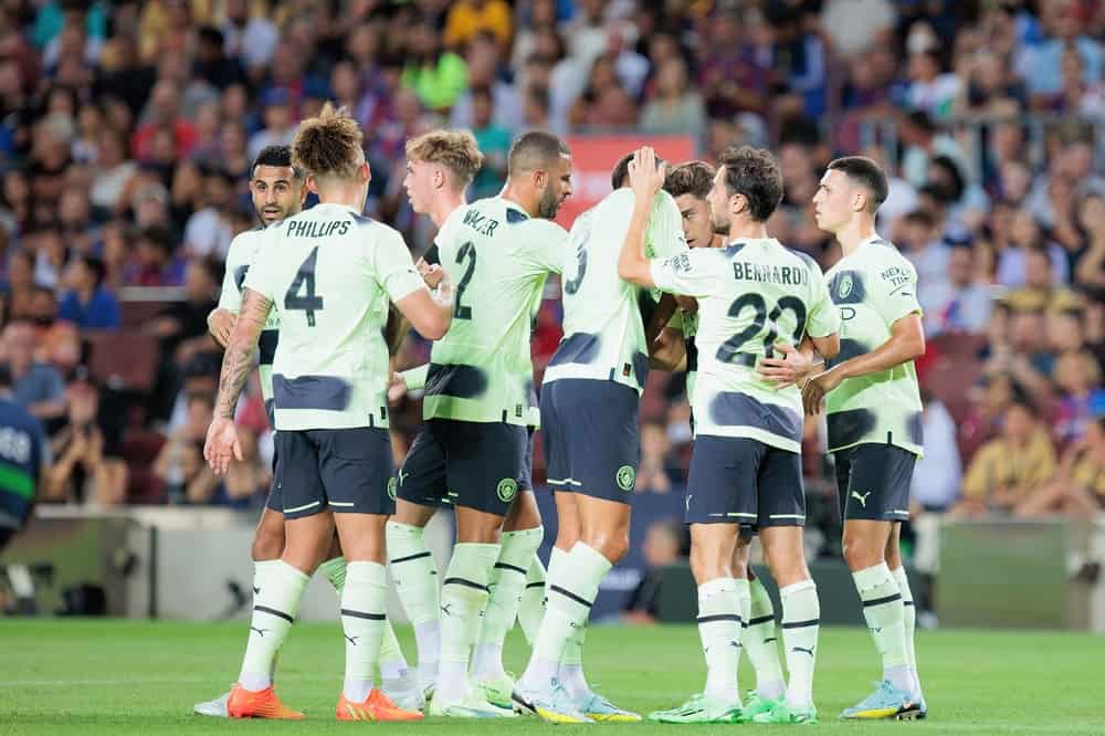 Manchester City players August 24, 2022