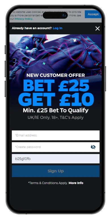 rhino bet offer mobile view